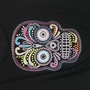 Torrid size 2 skull blouse